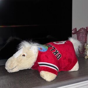 🫶🏼Pillow Pets - Red Oklahoma Plush Horse Pillow